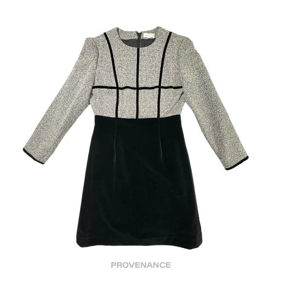 🔴 Balenciaga Docking Dress - Herringbone Bouclé Velour - Picture 1 of 9